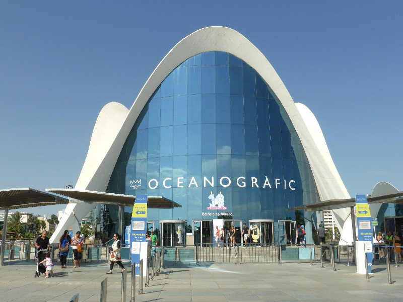 Oceanografic in Valencia Spain 10 Sep