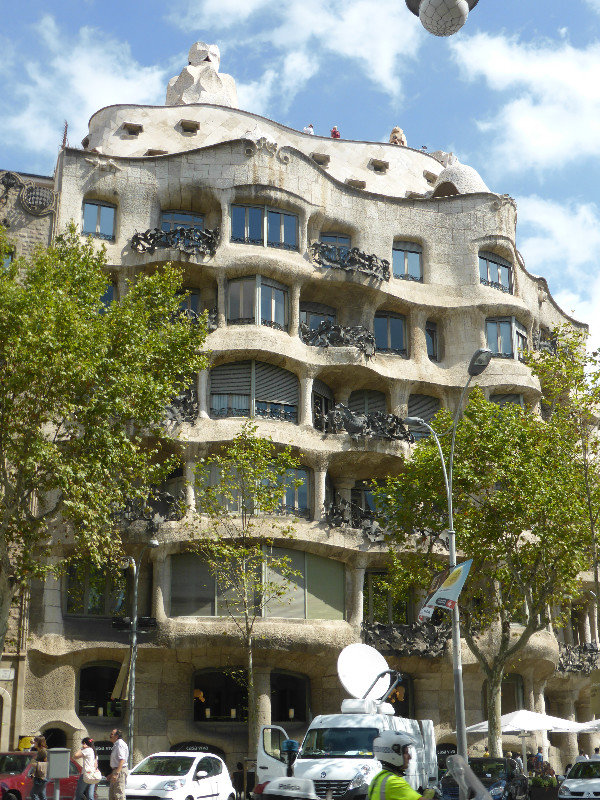 Gaudi’s famous Casa Mila “La Pedrera”  (2)