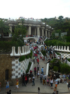 Parc Guell which is more of Gaudi’s work (2)