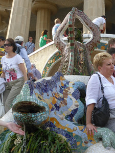 Parc Guell which is more of Gaudi’s work (10)