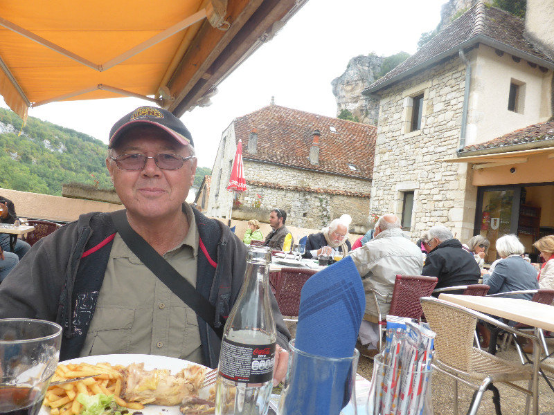 Lunch at Rocamadour in Dordogne Valley