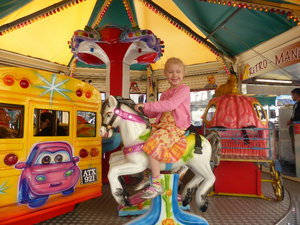 Many merry-go-round rides in Paris