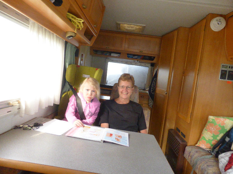 Travelling in the motor home