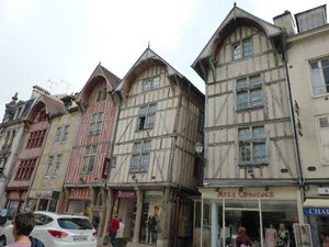 Tudor buildings in Troyes in Champagne France (5)