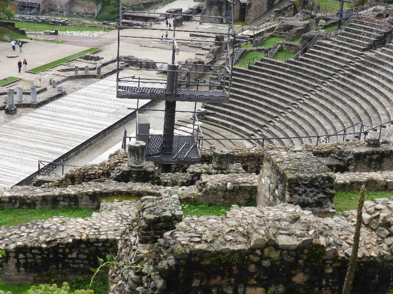 Roman amphitheatre in Lyon in France 30 Sept 2013 (1)