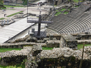 Roman amphitheatre in Lyon in France 30 Sept 2013 (1)