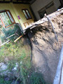 Half a house taken by mud slide in Vernazza 2011 Cinque Terre Italy