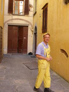 Luca Martelli owner of Pasta Factory in Lari Tuscany Region Italy 11 Oct 2013
