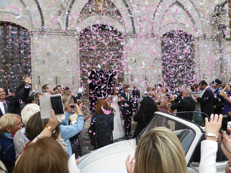 Wedding in Piazza del Campo in Siena Tuscany Region Italy 12 Oct 2013 (7)