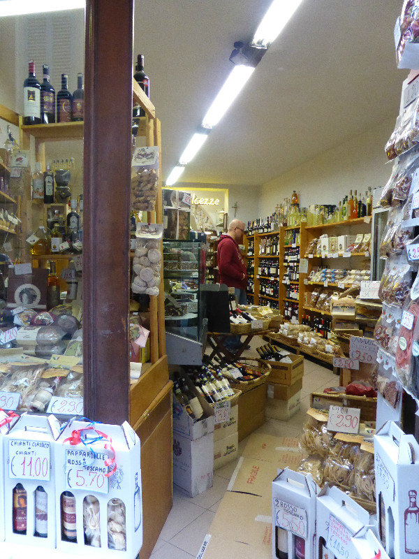 Typical shop in Siena Tuscany Region Italy 12 Oct 2013