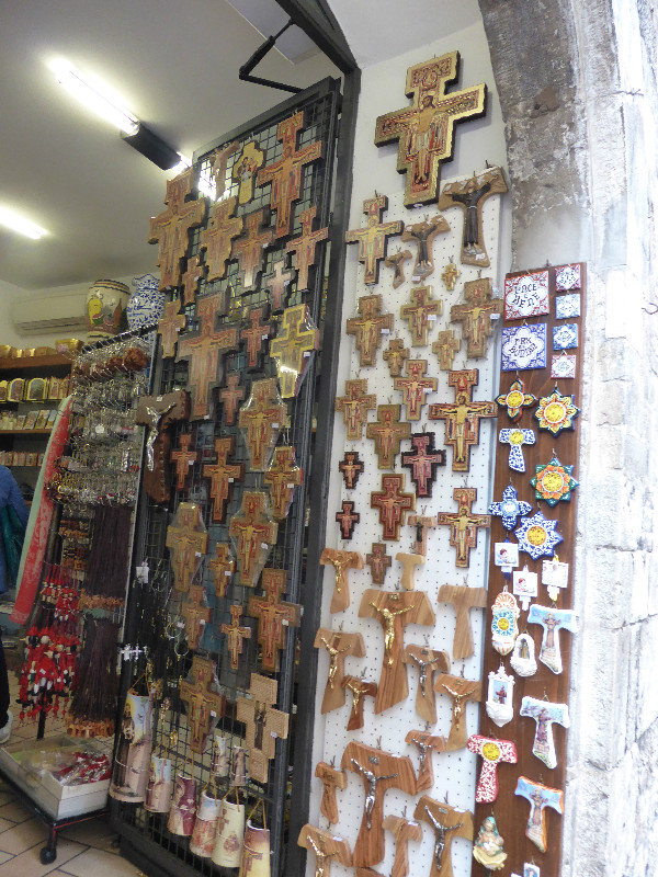Shops in Assisi in Umbria Italy 12 Oct 2013 (4)