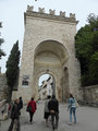 Entry gate to Assisi in Umbria Italy 12 Oct 2013