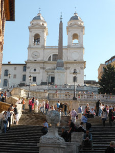 Spanish Steps and fountain in Rome Italy 14 Oct 2013 (3)