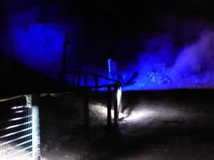 Volcano Solfatara at night (1)