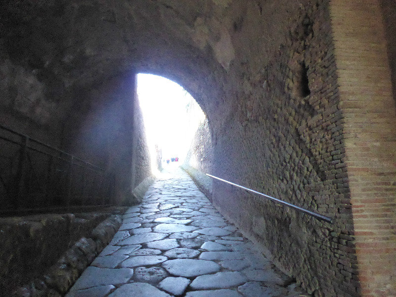 Entry to Pompeii Italy 17 Oct 2013