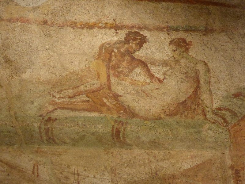 Look carefully at this fresco in Pompeii Italy (2)