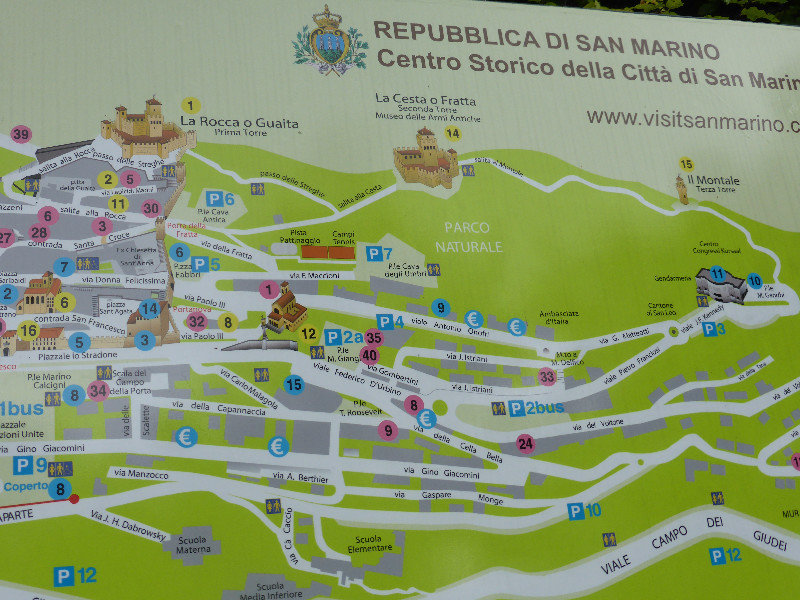 Map of Centro in Republic of San Marino Centro 20 Oct 2013