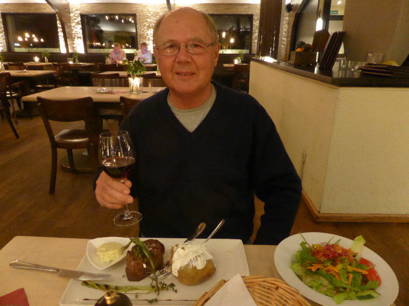 Steak for Tom in Cologne Germany 31 Oct 2013