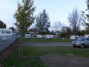 Our camp site at Koblenz at junction of Rheine & Mosel Rivers Germany 31 Oct