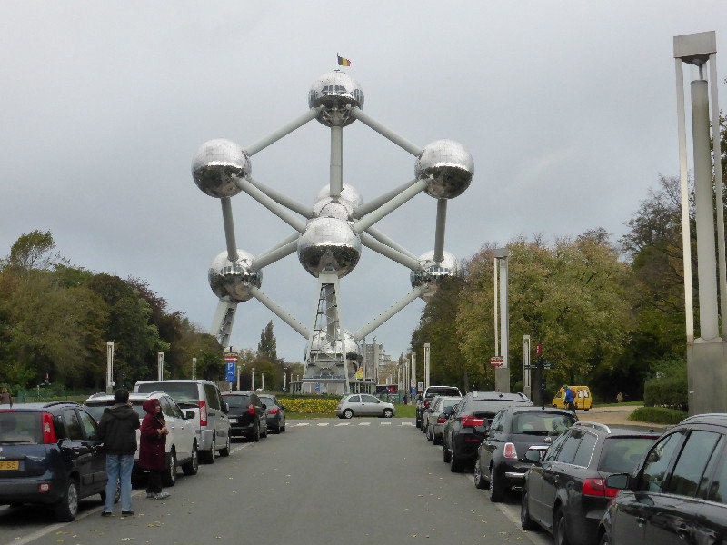 Atomium in Brussels Belgium 3 Nov 2013 (2)