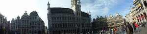 The magnificent buildings around Grand Place in Brussels Belgium 3 Nov 2013 (9)
