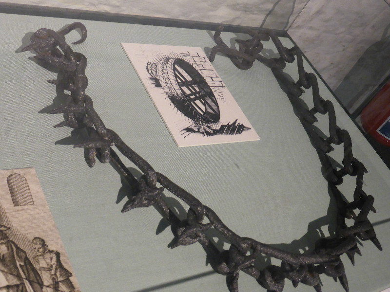 Torture item seen in the Castel of the Counts in Gent Belgium 3 Nov 2013 (2)
