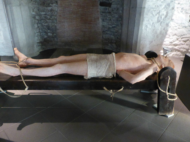Torture item seen in the Castel of the Counts in Gent Belgium 3 Nov 2013 (4)