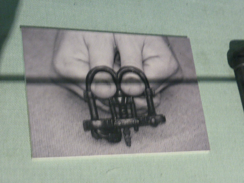 Torture item seen in the Castel of the Counts in Gent Belgium 3 Nov 2013 (5)