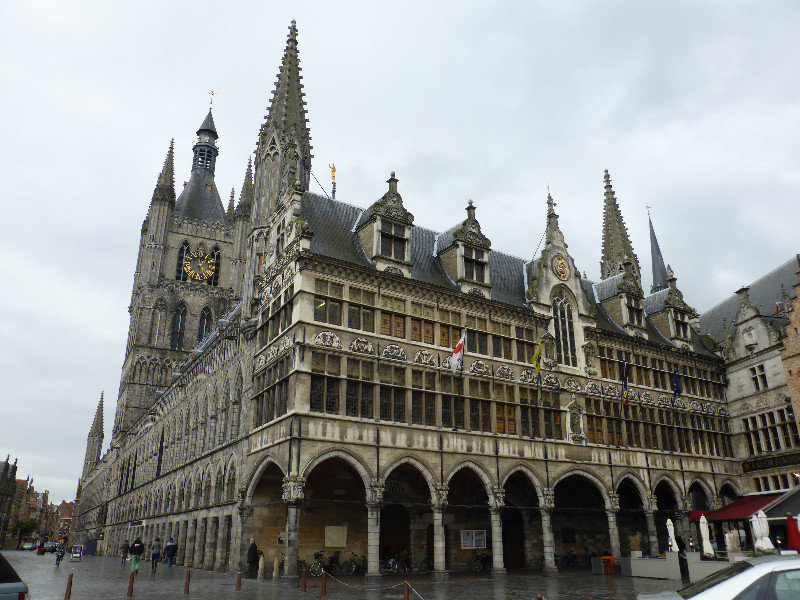 Cloth Hall and Town Hall in Ypres Belgium (2)