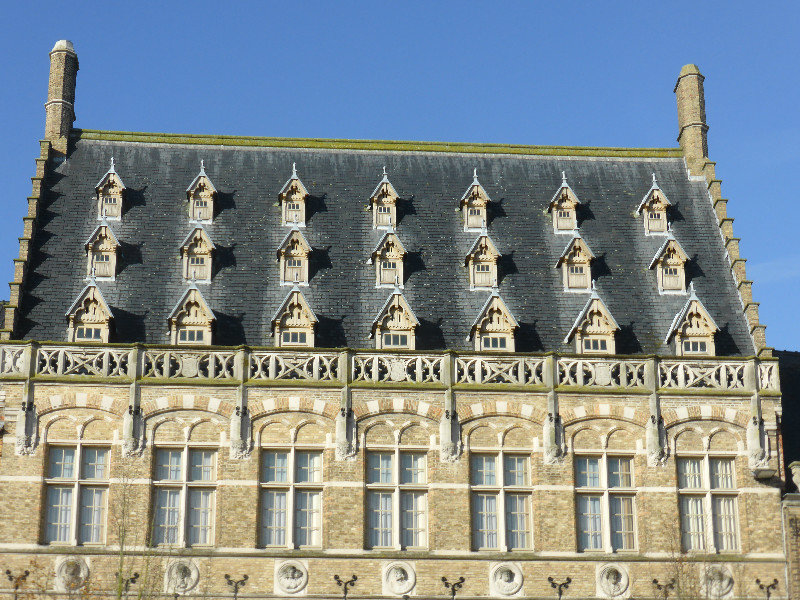 Old Seignory Building in Ypres Belgium 4 Nov 2013