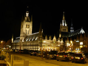 Cloth Hall and Town Hall in Ypres Belgium (1)