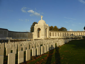 Tyne Cot cemetery in Ypres Salient around Ypres in Belgium 4 Nov 2013 (4)