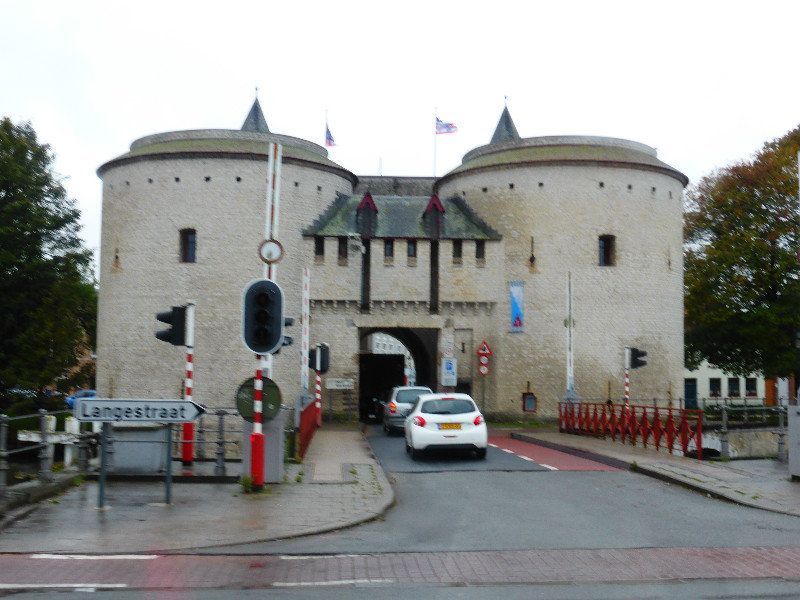 Brugge Wall Gate in Belgium 5 Nov 2013