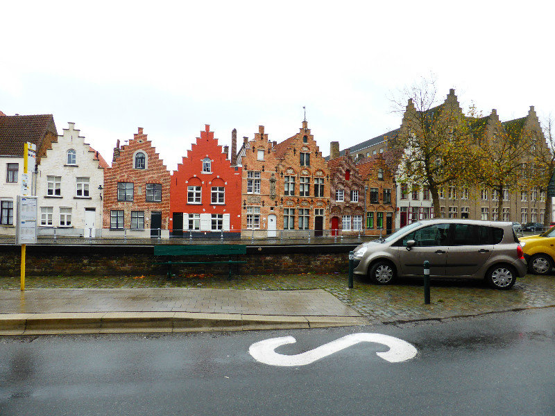 Medieval Gabled Bouse in Brugge Belgium 5 November 2013 (2)