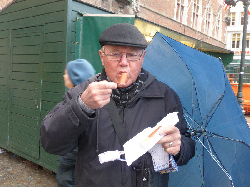 Oh those sausages in Brugge Belgium 5 Nov 2013