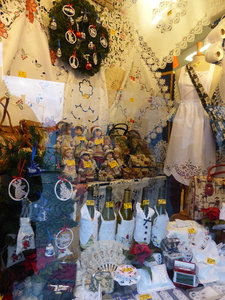 Christmas Decorations in Brugge Belfrey Belgium 5 Nov 2013 (2)