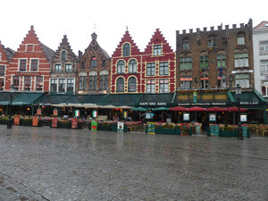 Medieval Gabled Bouse in Brugge Belgium 5 November 2013 (1)