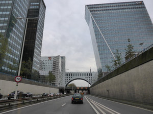 Modern road system and buildings in The Hague in Holland (3)