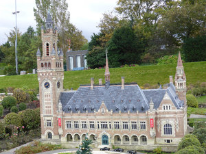 Peace Palace at Madurodam in The Hague in Holland 7 Nov 2013 (3)