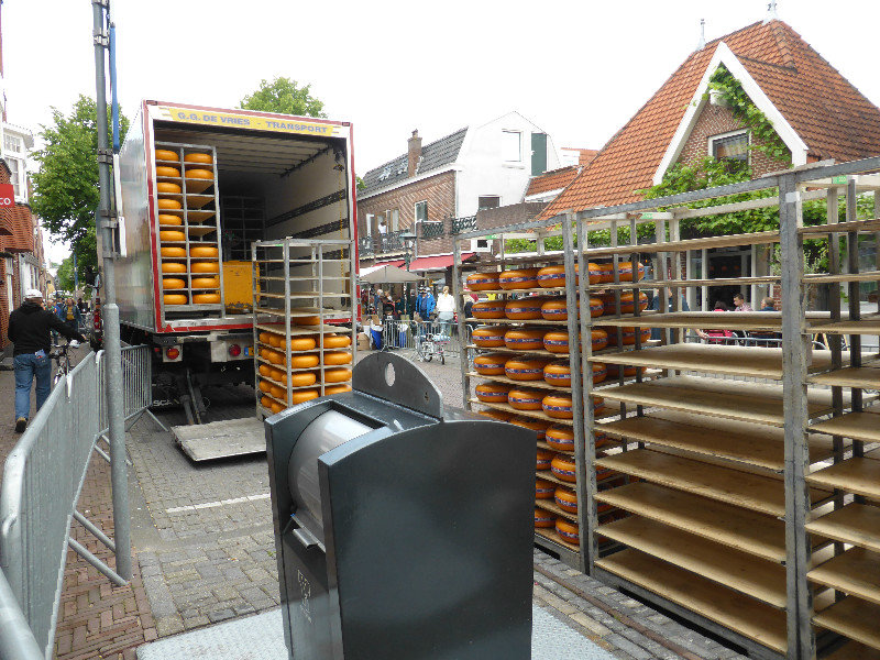 Alkmaar where the cheese market is held each Friday Holland  (3)