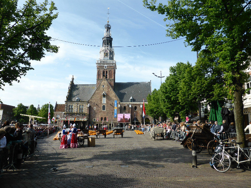 Alkmaar where the cheese market is held each Friday Holland  (10)