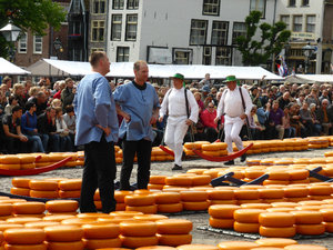 Alkmaar where the cheese market is held each Friday Holland  (16)