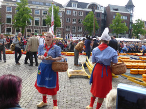 Alkmaar where the cheese market is held each Friday Holland (1)