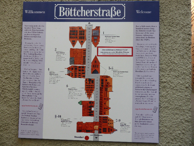 Bottcherstrasse a pedestrian arcade in Bremen Germany  (8)