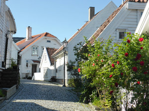 Stavanger Old Town on west coast of Norway (1)