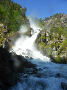 One of the many waterfalls seen along Sorfjorden (4)
