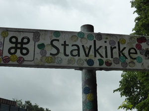 Stavkirk - a stave church in Fantoft (1)