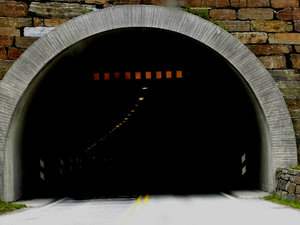Laerdals Tunnel 24.5 kms long north of Flam (2)