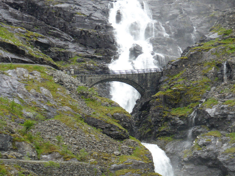 Stigfossen Waterfall on Troll's Ladder or Trollstien (1)