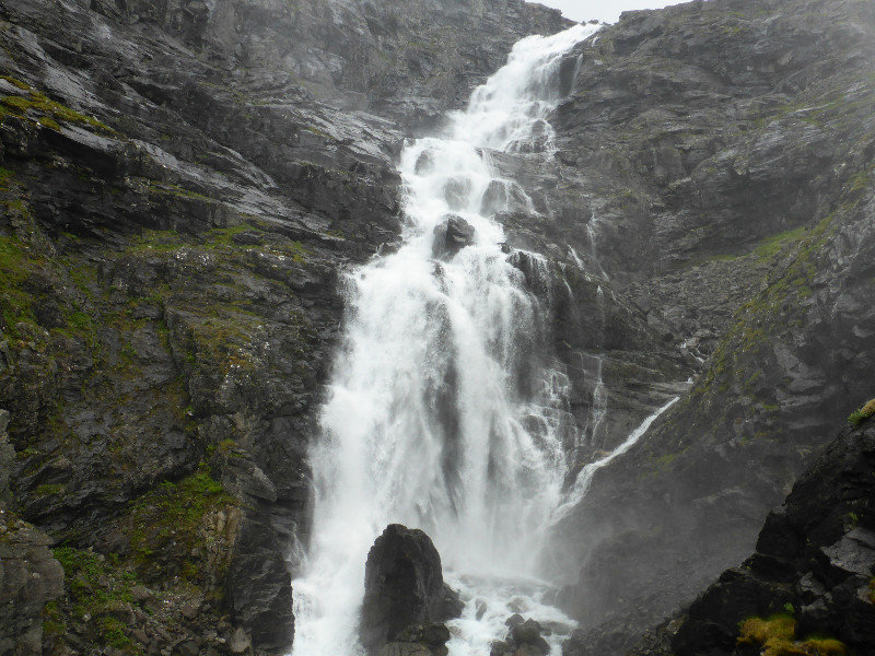 Stigfossen Waterfall on Troll's Ladder or Trollstien (2)